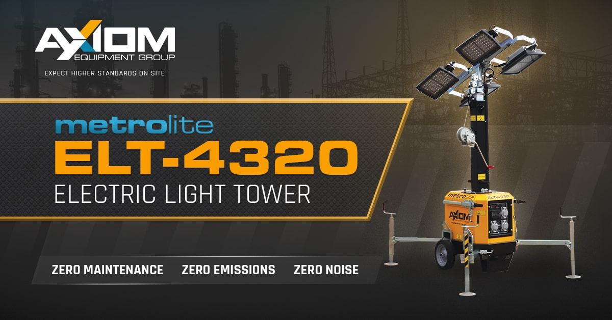 Towable Light Tower - ELT-4320 Electric LED Light Tower